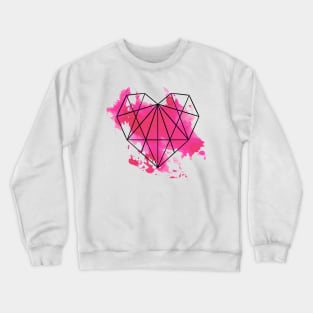 Geometric heart Crewneck Sweatshirt